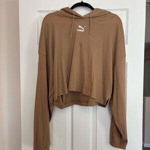 Cropped Puma Hoodie